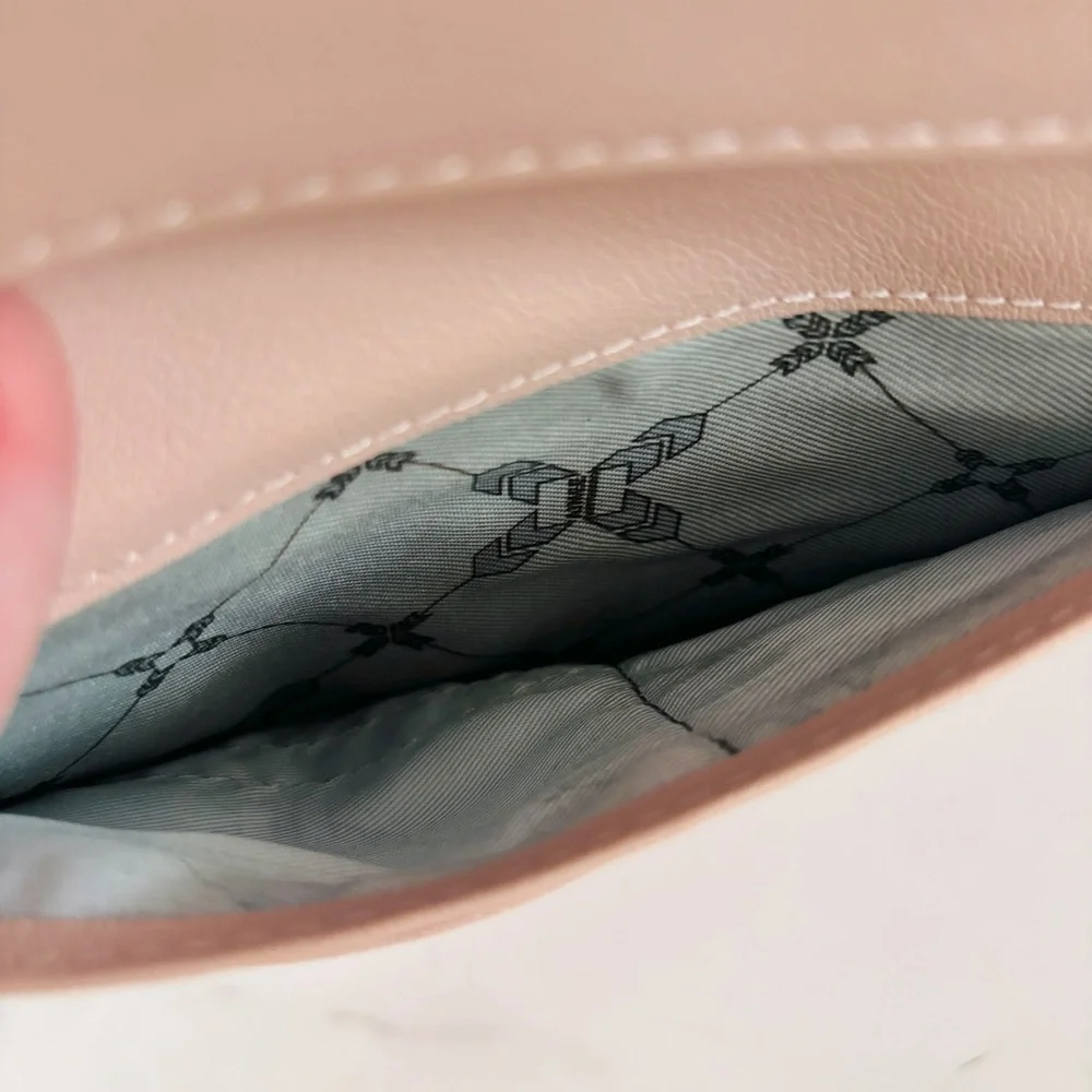Aimee Kestenberg Marietta‎ Blush Pink Leather Bi-Fold Flat Long Wallet
